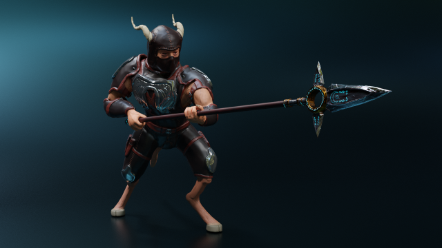 satyr-spearman Model 3D .c4d .max .obj .3ds .fbx .stl .blend 