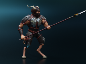 satyr-spearman Model 3D
