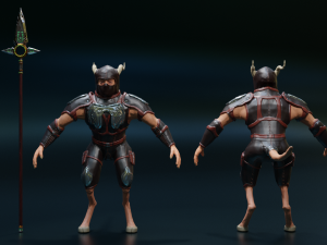 satyr-spearman Model 3D