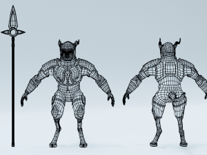 satyr-spearman Model 3D