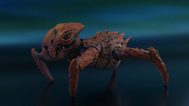 monstro inseto Modelo 3D .c4d .max .obj .3ds .fbx .stl .blend 