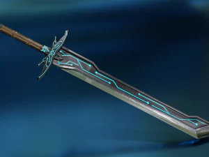 sword two-hander 3D Model
