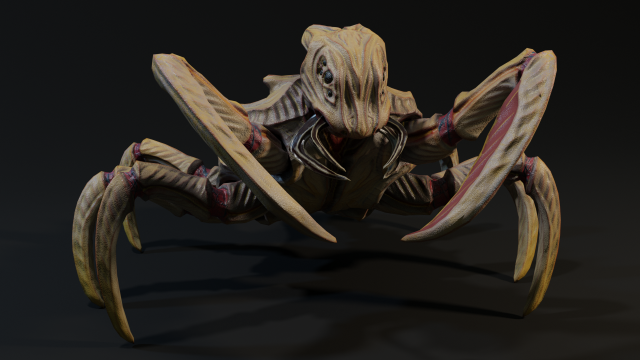 monster insectum2 3D 模型 .c4d .max .obj .3ds .fbx .stl .blend 