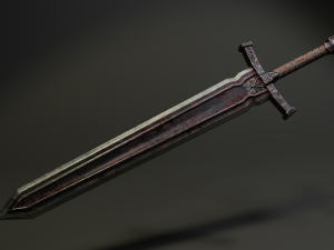 pack two-handed swords 3D मॉडल
