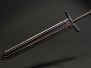 pack two-handed swords 3D Model