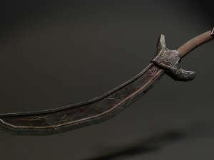 pack two-handed swords 3D Model