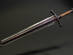 pack two-handed swords 3D मॉडल