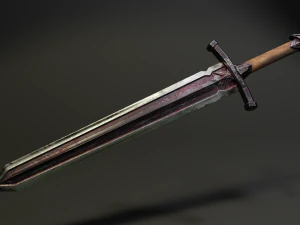 pack two-handed swords 3D Model