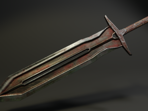 pack two-handed swords 3D मॉडल
