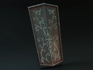 set of shields 3D Model