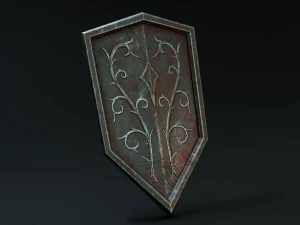 set of shields 3D Model