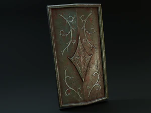 set of shields 3D Model