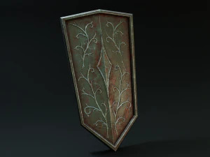 set of shields 3D Model