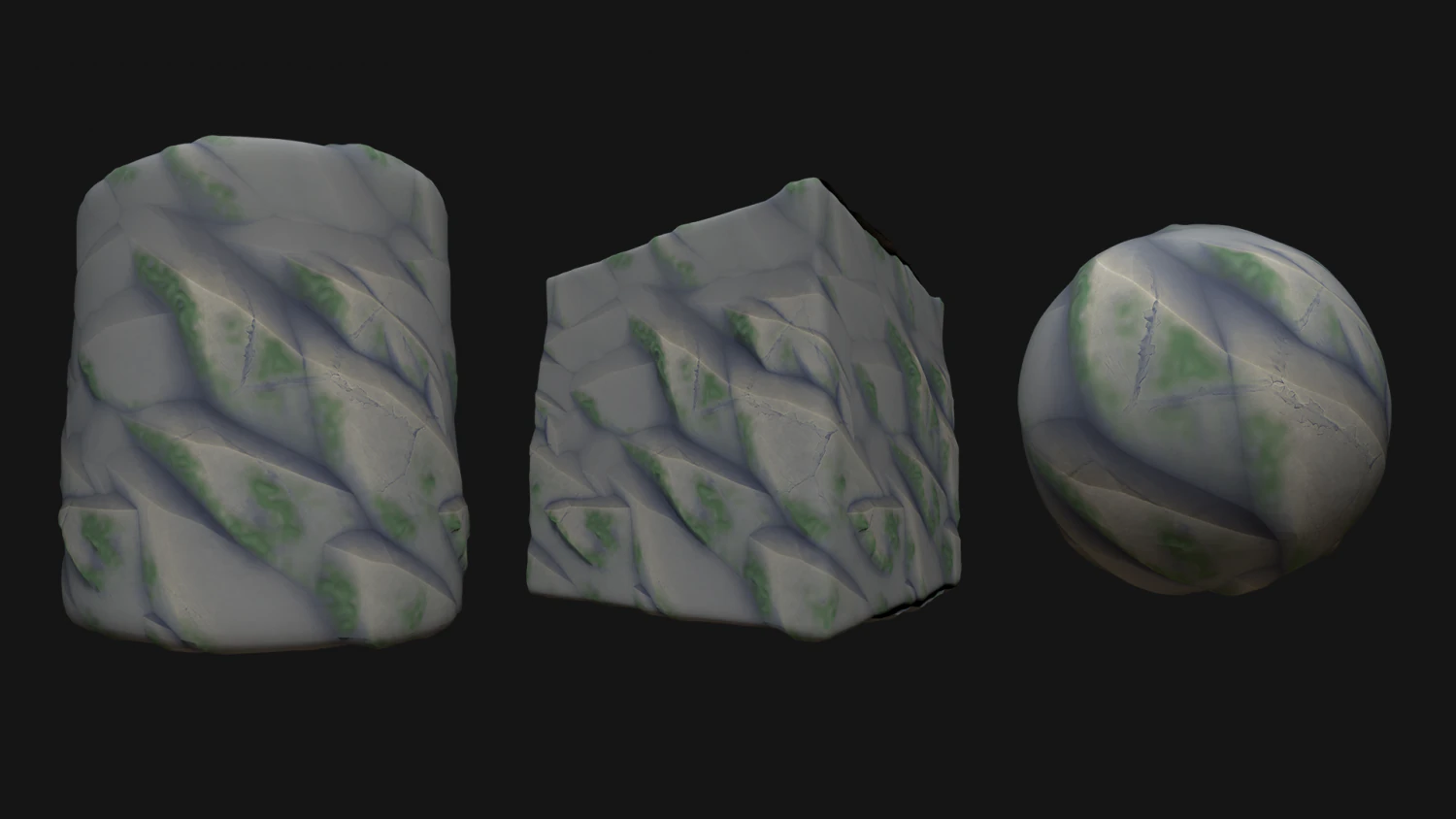 stylized rock3 pbr texture CG Textures .c4d .max .obj .3ds .fbx .stl .blend 