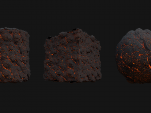 stylized lava pbr texture CG Textures