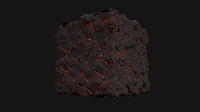 stylized lava pbr texture Free CG Textures in Rock 3DExport