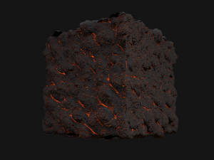 stylized lava pbr texture Tekstur CG