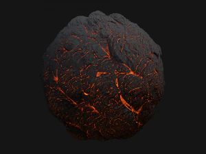 stylized lava pbr texture CG Textures
