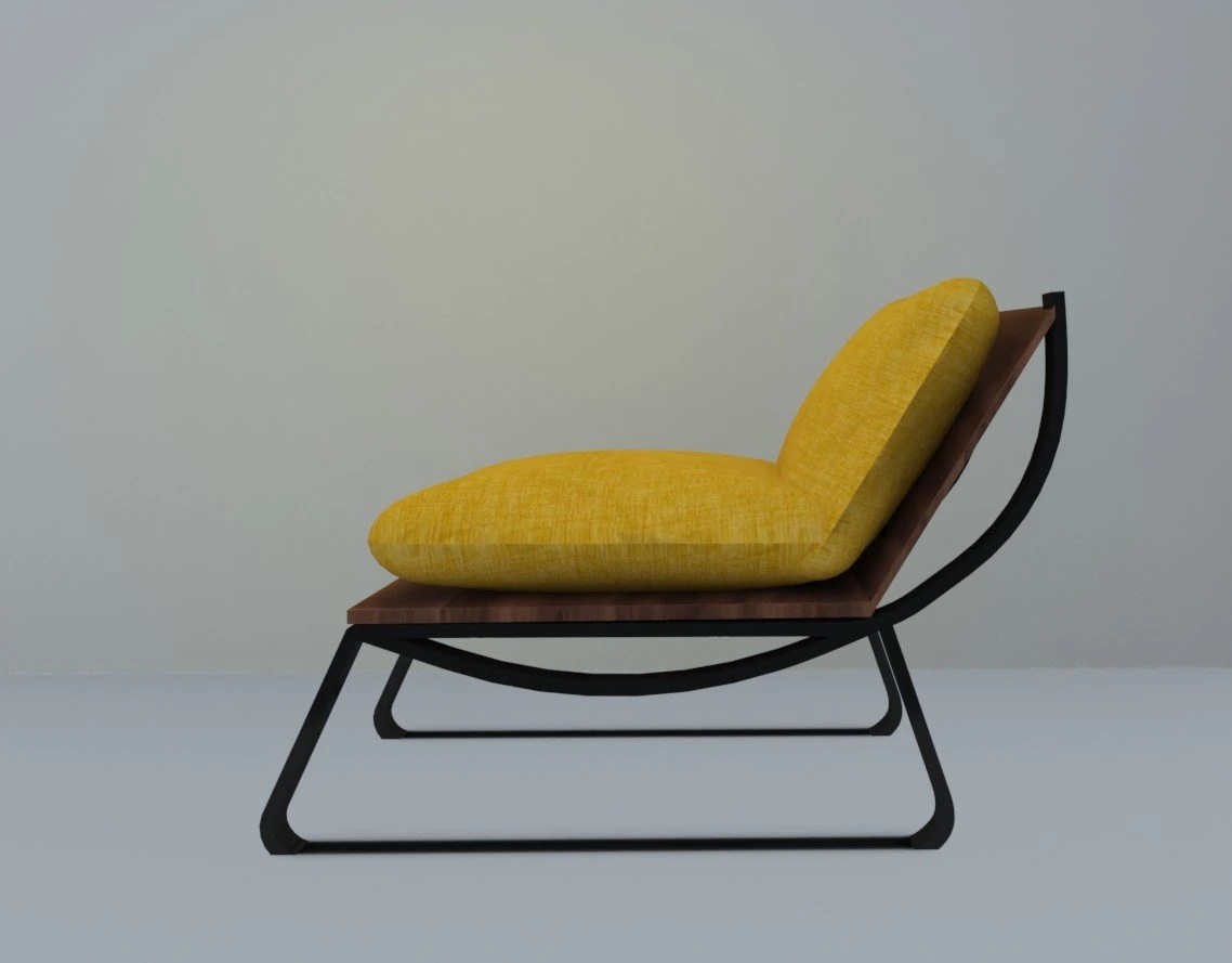 a chair 3D Model .c4d .max .obj .3ds .fbx .stl .blend 