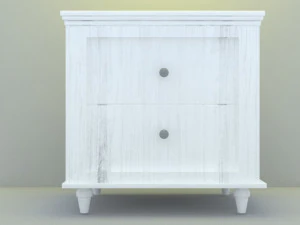 白色柜子 3D 模型