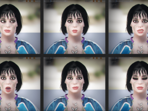 Azura Cyber Girl Constructor Model 3D