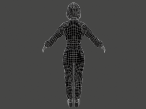 Azura Cyber Girl Constructor Model 3D