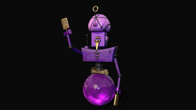 Tarologist Robot 3Dモデル .c4d .max .obj .3ds .fbx .stl .blend 