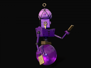 Tarologist Robot 3Dモデル