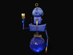 Tarologist Robot 3Dモデル