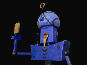 Tarologist Robot 3Dモデル