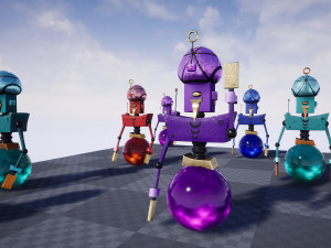 Tarologist Robot 3Dモデル