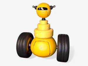 Милый рабочий робот 3D Модель