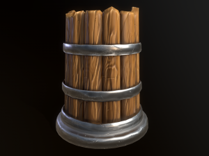 Medieval Mug Model 3D