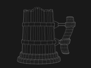 Medieval Mug Model 3D