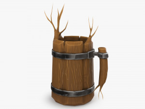 Medieval Elf Mug 3D Model