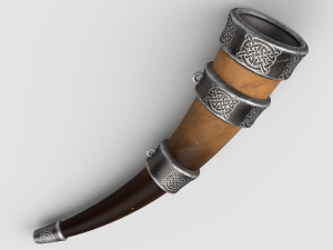 Drinking Horn 3D Model