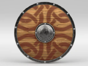Escudo Viking Modelo 3D