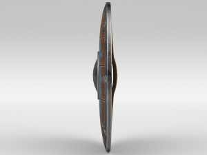 Blood-covered Shield 3D Model