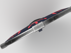 Blue Viking Shield Modelo 3D