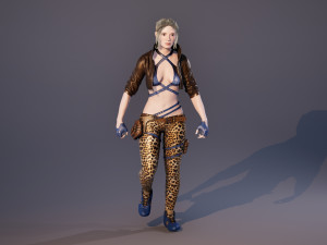 Frida Female Character Modelo 3D