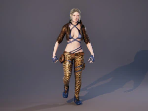 Personagem Feminina Frida Modelo 3D