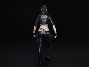 Frida Female Character Modelo 3D