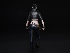Personagem Feminina Frida Modelo 3D