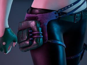 Frida Female Character Modelo 3D