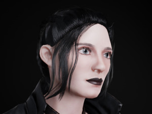 Frida Female Character Modelo 3D