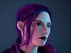 Personagem Feminina Frida Modelo 3D