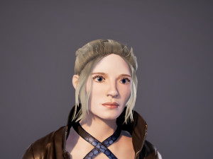 Frida Female Character Modelo 3D
