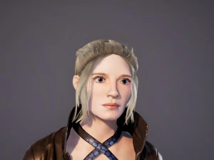 Personagem Feminina Frida Modelo 3D