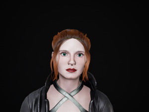 Frida Female Character Modelo 3D