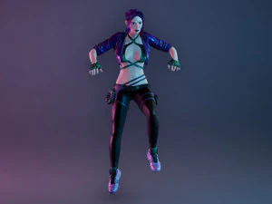 Personagem Feminina Frida Modelo 3D